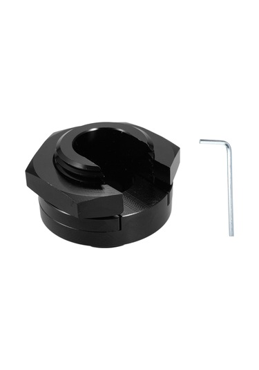 Skycity Motor Bağlantı Kablosu Fırewall Grommet Delik, Aluminyum Alaşım, Siyah, 7.5x7.5x4.5cm, 61g, Anahtar İle