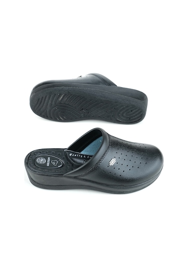 Gezer Yazlık Kadın 4 Nokta Yastıklı Sabo Terlik GT1YZM.04770.00.AS6.0C Siyah