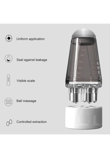 Vkemall 6ml Ölçekli Taşınabilir Saç Bakım Şişesi - Hassas Uygulama Ve Saç Büyütme İçin Pratik Çözüm