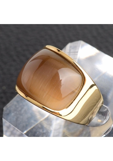 Kırmızı 2023 Oval Taş Yüzükler Erkekler Kadınlar İçin Altın Renk Paslanmaz Çelik Moda Alyans 9