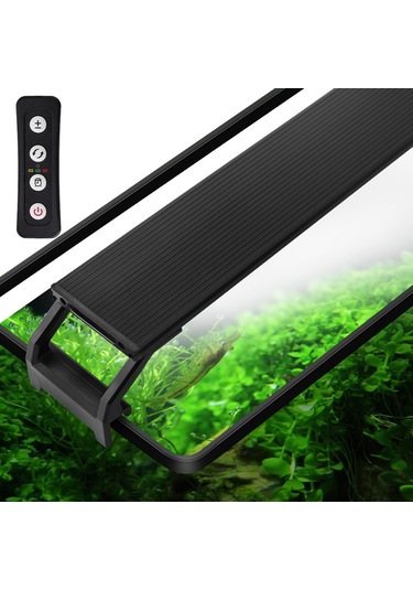 Yaozixa Su Tankı Led Işıkı Eu Şarj - 3 Işık Modu, Parlaklık Ayarı Ve Zamanlayıcı, Alüminyum Kasa, Sabitleme Klipli, Aquarıum Ve Sürüngen Tankları İçin Diğer