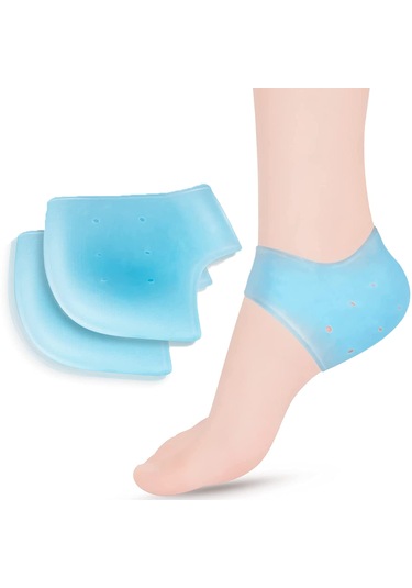Topuk Koruyucu Silikon Çorap Çatlak Önleyici, Rahat Yumuşak Ped