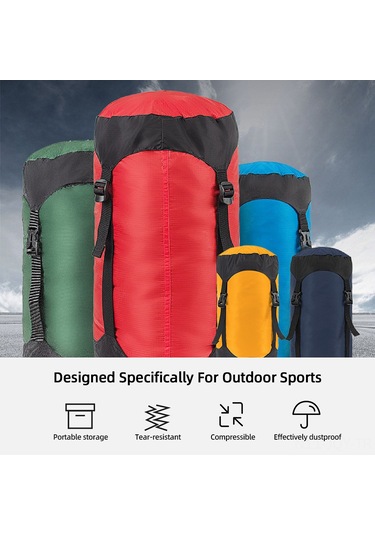 Youmex 40d Ripstop Hafif Kapsül Sıkıştırma Çantası, Outdoor Kamp İçin Giysi Ve Eşya Saklama, Xl Büyüklük, Mavi Inox