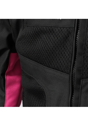 Motosiklet Kadın Mont 4 Mevsim Dynamic Black-pink Motorcu Montu