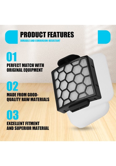 Sointeresting Shark Zu60 Nv251 Nv255 Dikey Elektrikli Süpürge Aksesuarları Parçaları 1238ft60 Ve 1239ft60 İçin Yedek Vakum Filtreleri