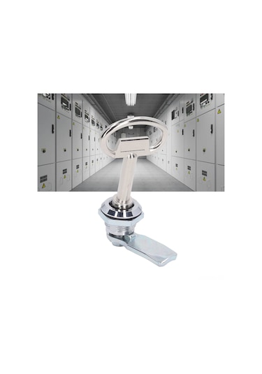 Samdoo Zinc Alloy Chrome Cam Kilit Seti, Üçgen Silindirli Dolap Kilit Ve Anahtar, Güvenli Kilitleme, Dayanıklı Ve Çeşitli Kullanim Alanları