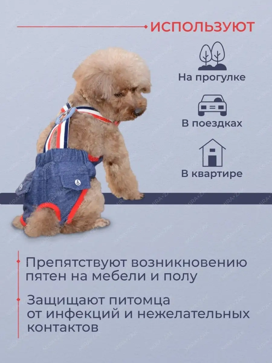 Mıra+zak Köpekler İçin Şort Külotlar, Askılı Külotlar 138054567