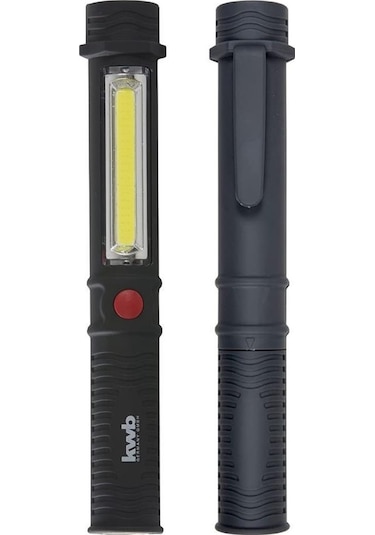 Kwb 49948695 Cob-Led Mıknatıslı Klipsli Kamp Feneri 165 MM Siyah