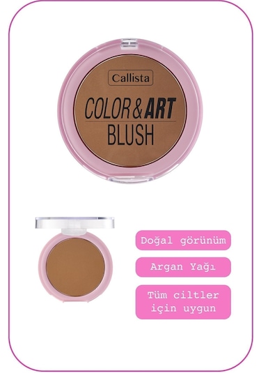Callista Color Art Blush Toz Allık - 140 Bronzed Babe