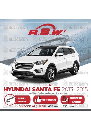 Hyundai Santa Fe Muz Silecek Takımı (2013-2015) RBW