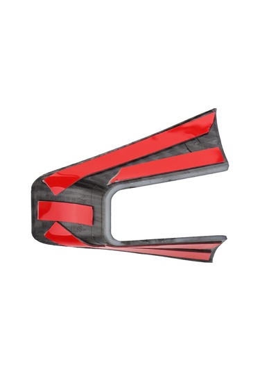 Reedark Alfa Romeo Giulia/stelvio 2017-2019 Sol Sürüş Abs Kuru Karbon Desenli Direksiyon U-çerçevesi Koruyucu Kaplama 1 Adet Diğer