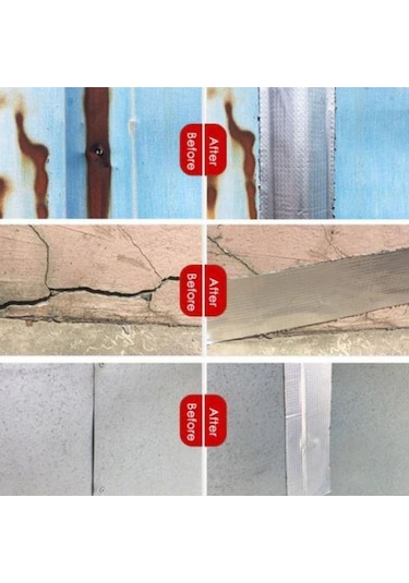 5Mt X 10Cm Tape Çatı Boru Çadır Pimaş Tamir Bandı Su Geçirmez Ban