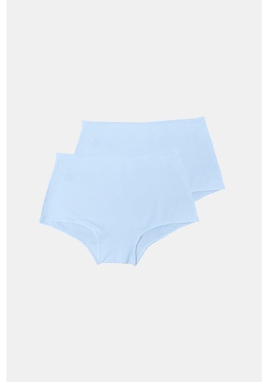 Malabadi Kadın Beyaz 2 Li Paket Geniş Kenarlı Modal Külot 1053 Beyaz