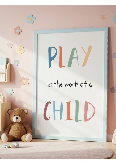 Play Child Dijital Baskı Poster V1 Çerçevesiz