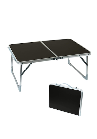 Padilon Küçük Katlanır Kamp Masası Piknik Masası Notebook Masası 60 X 40 Siyah