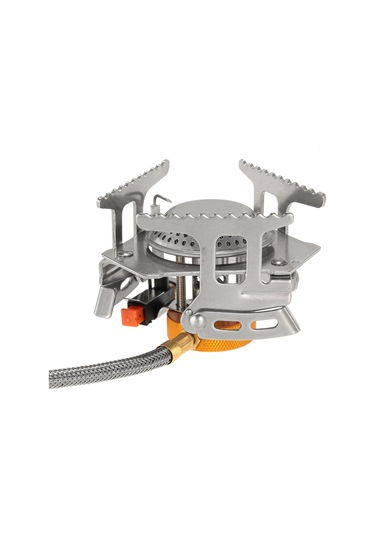 Ximistore9 Kamp Ve Bisiklet Turları İçin 3000w Güçlü Mini Ve Bölümlü Gaz Sobası + Adaptör Seti Gaz Kartuşu Dahil Değil Çok Renkli