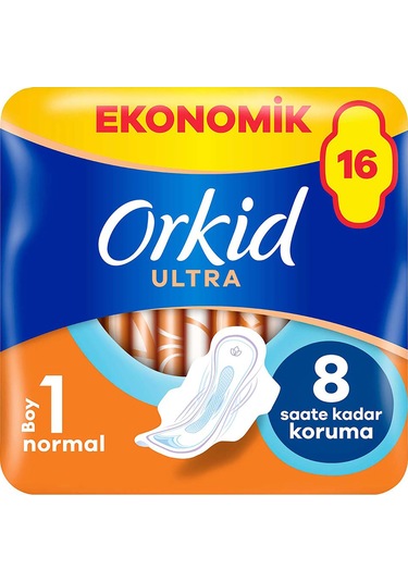 Orkid Ultra Normal Hijyenik Ped 16 Adet