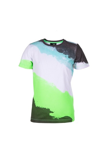 Brz Kids Baskılı Erkek Çocuk Kısa Kollu T-Shirt Beyaz