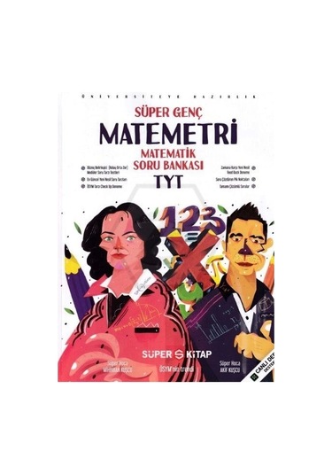 TYT Matematik Süper Genç Matemetri Soru Bankası  -  Akif Kuşçu  -  Süper Kitap
