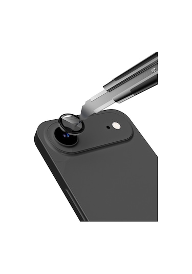 Apple Uyumlu iPhone 17 Air Zore Mikro Kamera Lens Koruyucu Gold