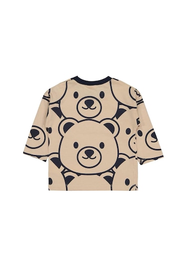 Civil Baby Ayıcıklar Baskılı 6-18 Ay Sweatshirt Lacivert