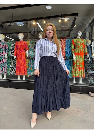 Kraş Etek Siyah Siyah