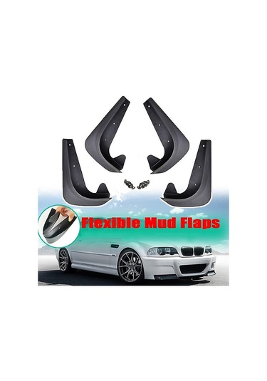 Gajeena Bmw 3/5/7 Serisi E30-e93, F30-g38 İçin Abs Plastik Çamurluklar - Ön/arka Koruma, Spor Görünüm, Siyah Renk