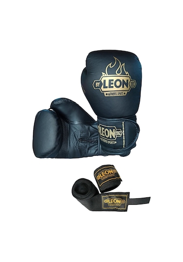 Kogam Leon Blade Boks, Kick Boks Ve Muay Thai Eldiveni+Bandaj Siyah