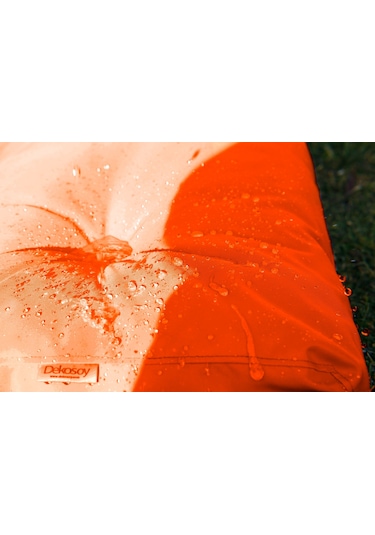 Dış Ve Iç Mekan Palet Bahçe Balkon Havuz Başı Yat Minderi Koltuk Minderi Sırt Turuncu