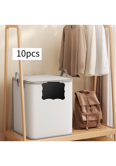 Suntek 10x Depolama Sepetleri Kutu Etiketleri Pvc Sepet Ofisler Siyah