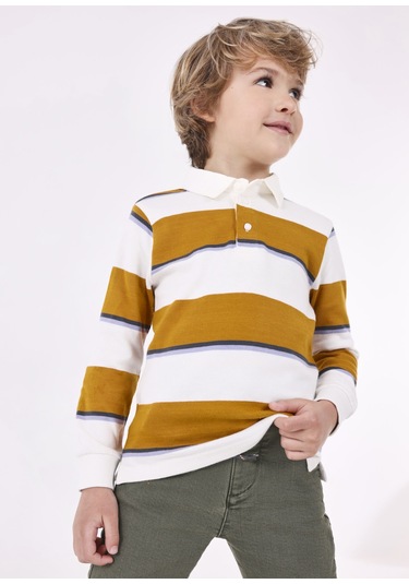 Erkek Çocuk Uzun Kol Tişört-kahverengi Kahverengi