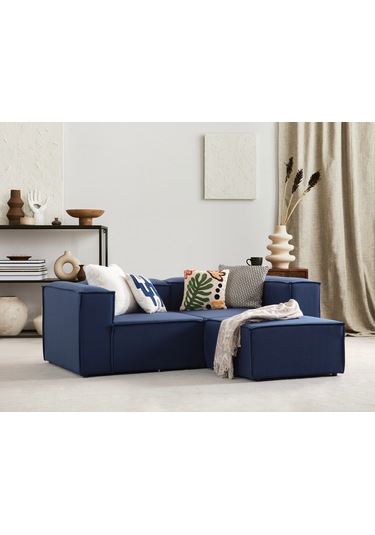 Nova 3 Modül Modüler L Köşe Koltuk Takımı Lacivert Nova 3 Modül Modüler L Köşe Koltuk Takımı Lacivert