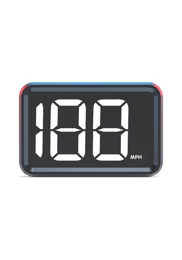 X1 Sürücü Bilgi Gösterici - Mph Birimi Beyaz Ekran, 3 İnç Hd Ekran, Hız Gösterimi, Plug & Play