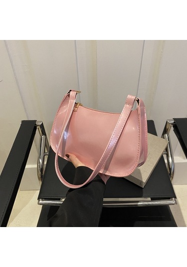 Jian Fan Bu Yılın Popülermoda Omuz Çantası Kadın Yeni Çok Yordül Renk Nazik Küçük Kareçanta Pembe Pembe