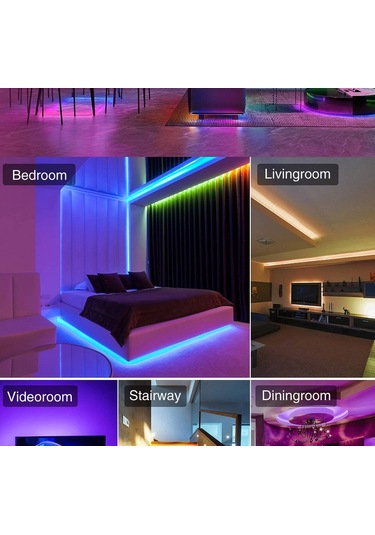 Parlak Ve Çok Yönlü 20m Led Şerit - Beyaz Diğer