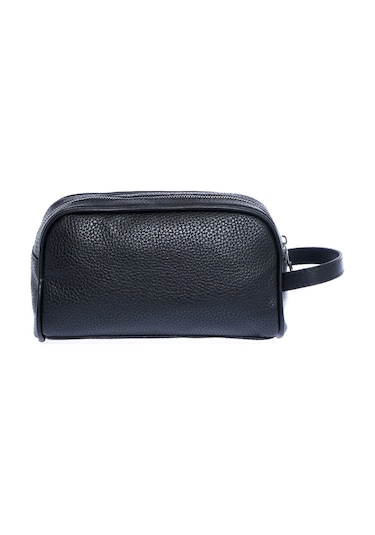 Strong Deri Erkek El Çantası, Erkek Traş Çantası Adm01 Siyah