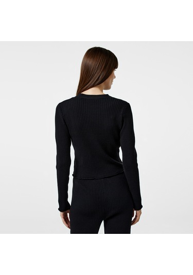 Nautica Kadın Siyah Slim Fit Hırka Desenli 47s004t Siyah