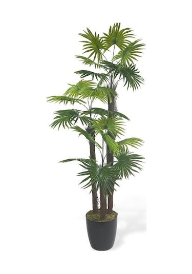Yapay Ağaç Palmiye Fanpalm 3katlı 24yaprak 130 65cm