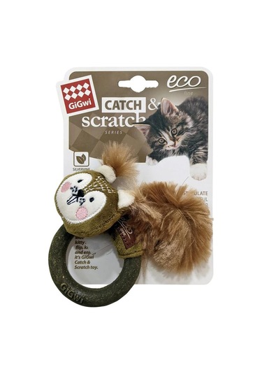 Gigwi Catnipli Sincap Kedi Diş Sağlığı Oyuncağı