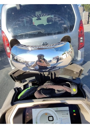 Motosiklet Dikiz Aynası Kör Nokta Geniş Açılı 180 Derece Montajlıdır-diğer Ürünler Gibi Değildir.