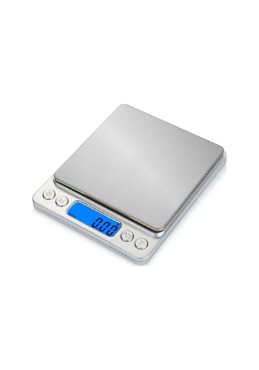 Gıda Terazileri 3kg/0.1g Dijital Mutfak Terazisi Ağırlık Gram Ve Ons Gümüş