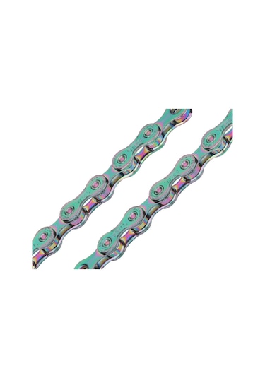 Tec Starry Ct-8 İmperial Green Rainbow 7-8 S Bisiklet Zinciri Çok Renkli