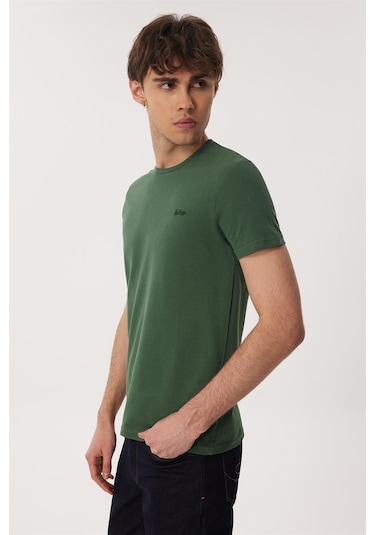 Lee Cooper Twıngo 1 Erkek O Yaka Pike T Shırt K Yeşil 16260 K Yeşil Koyu Yeşil