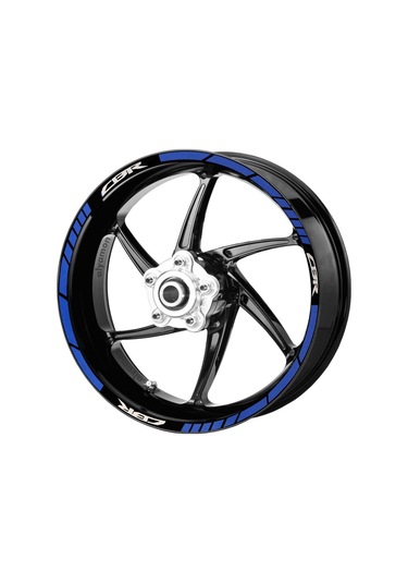 Deeb Cbr Jant Şeridi Mavi Beyaz Model X N11.69961