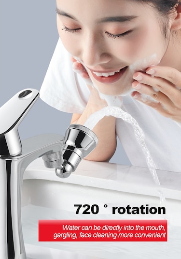 Geeksen Evrensel 720 Dönebilen Musluk Filtre Başlığı Mutfak Banyo Duşu Ve Su Tasarruflu Musluğu Değiştirmek İçin, 2 Mod Ayarı Gümüş Geeksen Evrensel 720 Dönebilen Musluk Filtre Başlığı Mutfak Banyo Duşu Ve Su Tasarruflu Musluğu Değiştirmek İçin, 2 Mod Ayarı Gümüş