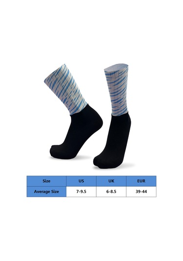 Youmex Spor Cuvalı Bisiklet Çorabı - Dayanıklı Nilon, Soluk, Sürekli Konumda, Unisex, Bisiklet/running/montaj İçin Mavi Mavi