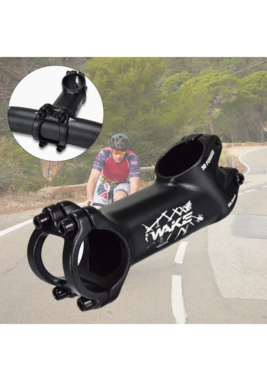 Suntek 31.8 Bisiklet Kökü Hafif Kısa Gidon Kökü Yol Siyah