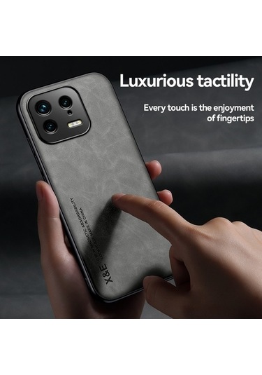 Trendooze Xiaomi X&e Tpu Telefon Pu Pc Metal Levha Koruyucu Kılıfı Kılıf Kaplamalı Dokunmatik Deri Dahili Cilt 5g 13 + Jf Diğer