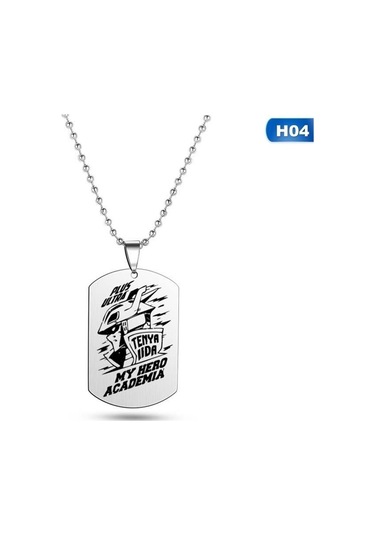 H04 My Hero Academia Anime Cosplay Kolye İskelet Erkek Kolye Kolye Erkekler Takı Için