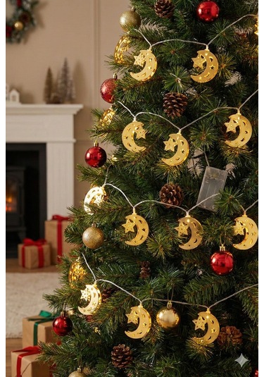 2 M Pilli Gün Işığı Yılbaşı Temalı Led Işık Dekoratif Aydınlatma Çok Renkli